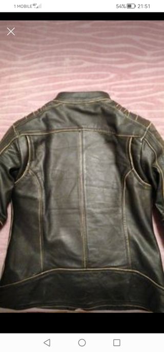 Giacca da moto in pelle tg. S
