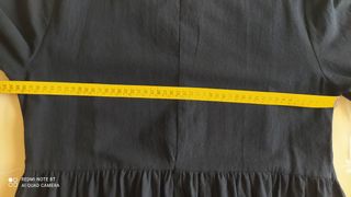 Vestido negro largo mujer 