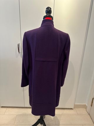 abrigo de lana virgen talla48