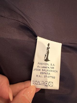 abrigo de lana virgen talla48