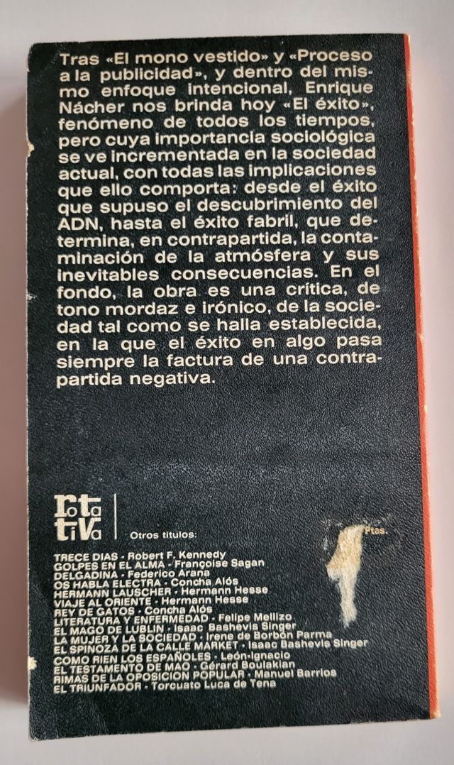 Libro el éxito de Enrique Nacher