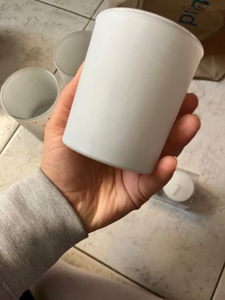 3 porta candele natalizie con 4 candele