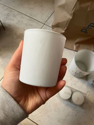 3 porta candele natalizie con 4 candele