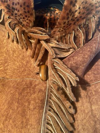 chaqueta de piel doble face