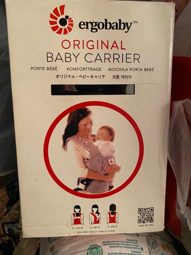 Ergobaby mochila y adaptador recien nacido