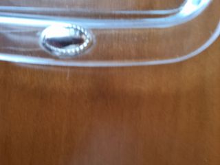 Vassoio con decoro argento