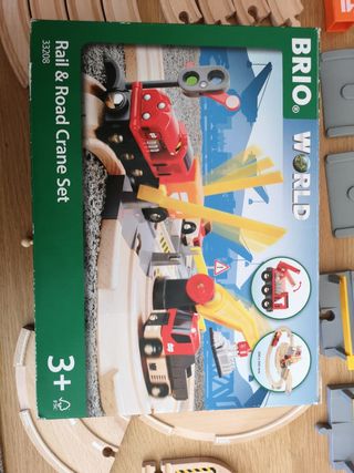 Juego tren madera