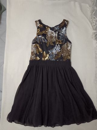 Vestido de fiesta corto talla 40 