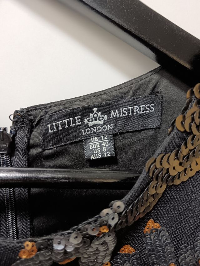 Vestido de fiesta corto talla 40