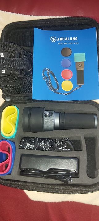 Pack linterna buceo
