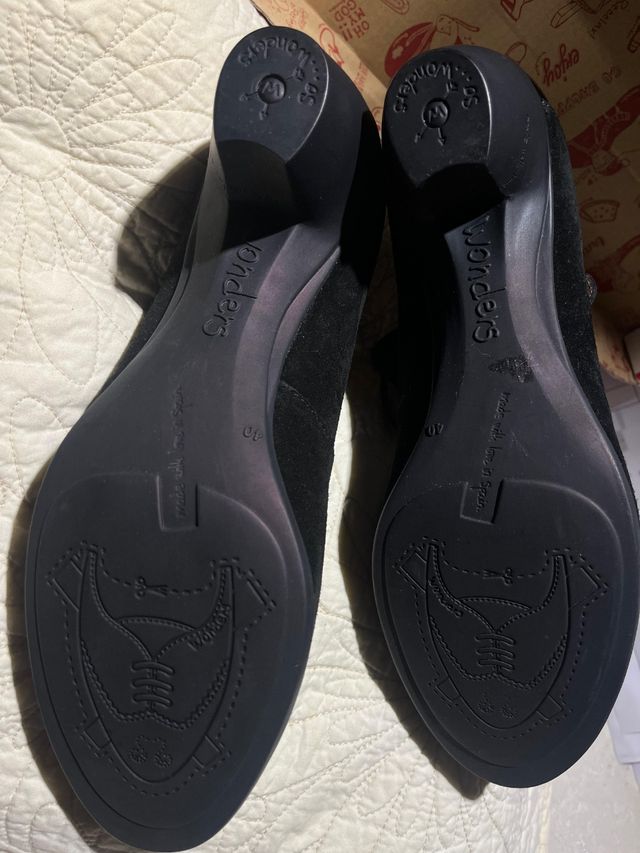 Zapatos MERCEDES combinado Charol/ Piel WONDERS.