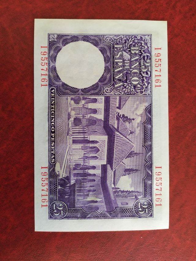 25 pesetas de 1954.SIN CIRCULAR.