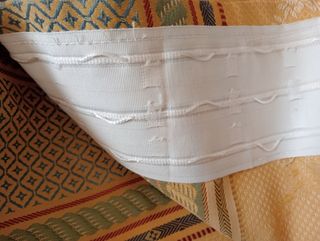 Cortinas opacas de seda adamascadas vintage