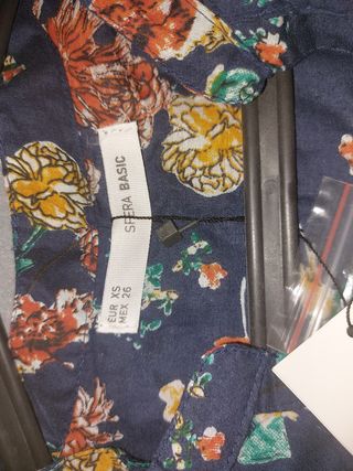 Camisa flores Sfera xs
