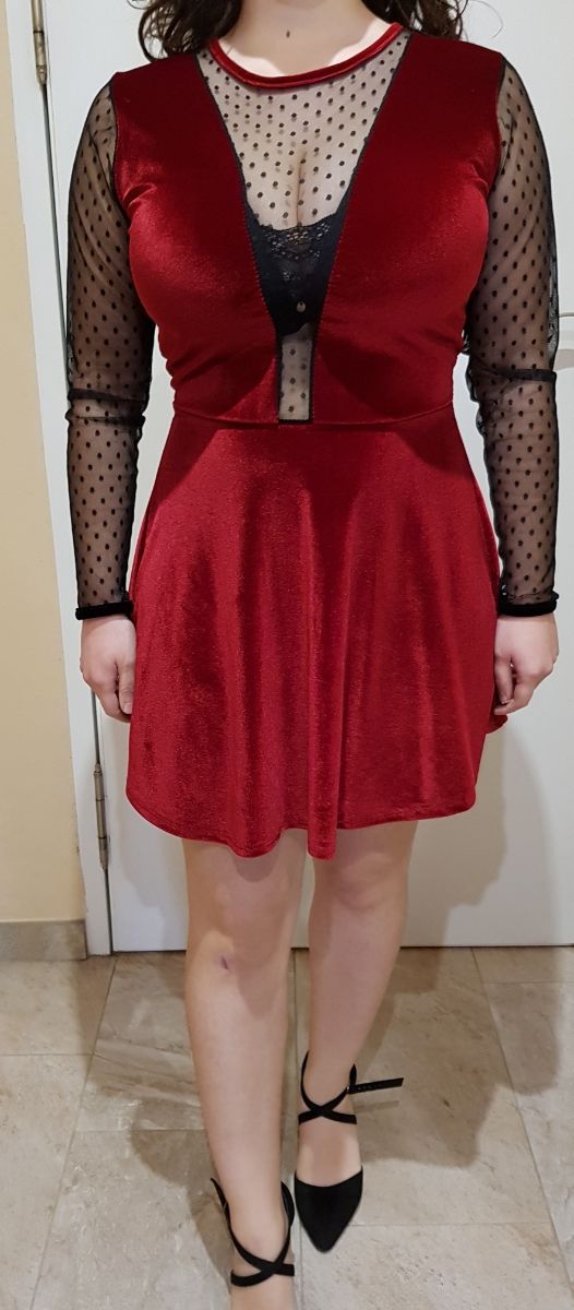 Vestido de terciopelo noche vieja