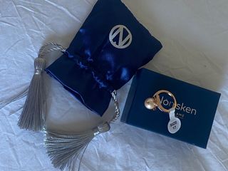 Anillo color oro rosa con perla