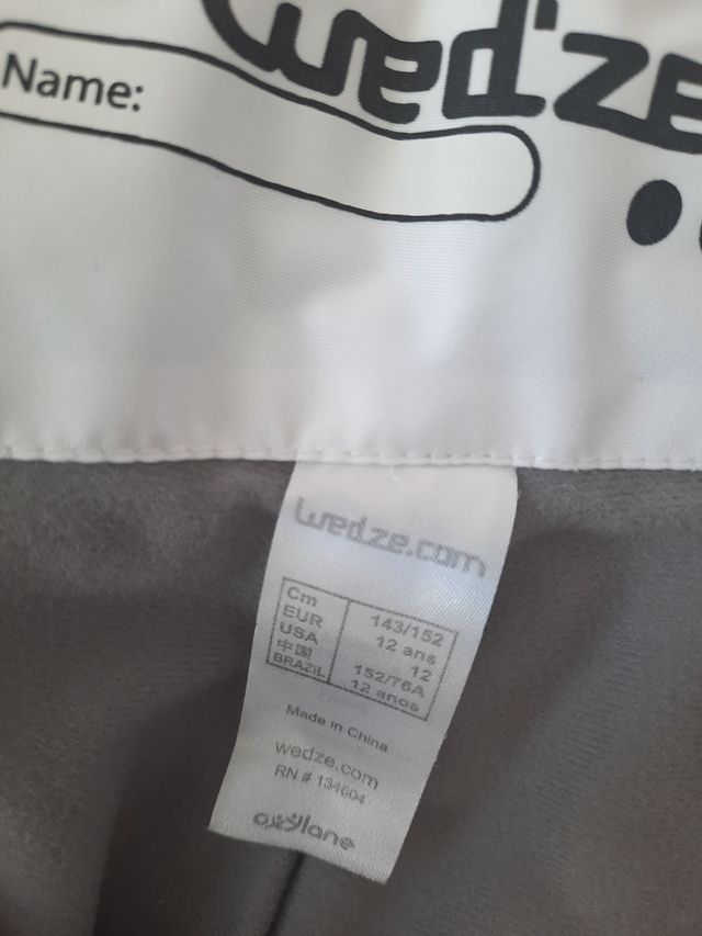 Chaquetón  y pantalón esquí niña