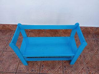 Banco de madera infantil