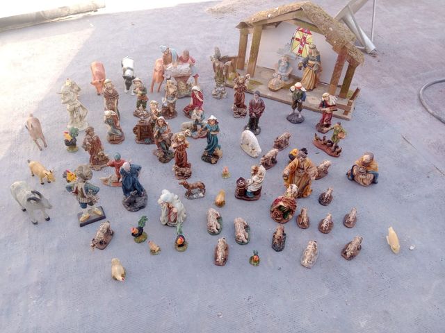 55 piezas NACIMIENTO BELEN NAVIDAD