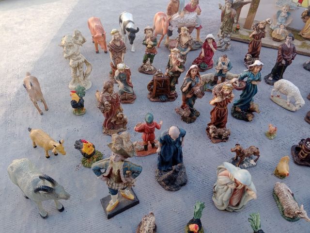 55 piezas NACIMIENTO BELEN NAVIDAD