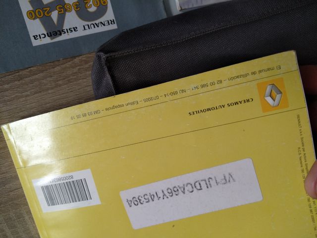 Manual usuario Renault Tráfic 2005