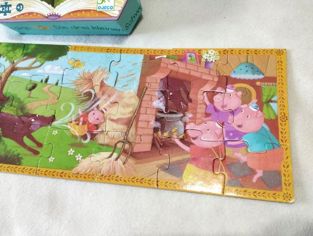 Puzzle "Los Tres Cerditos"🐖🐖🐖