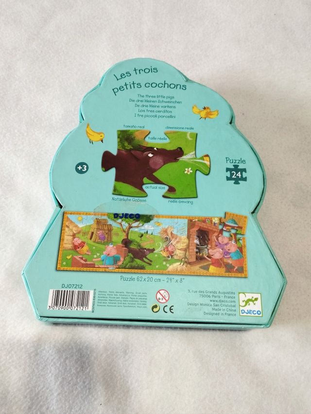 Puzzle "Los Tres Cerditos"🐖🐖🐖