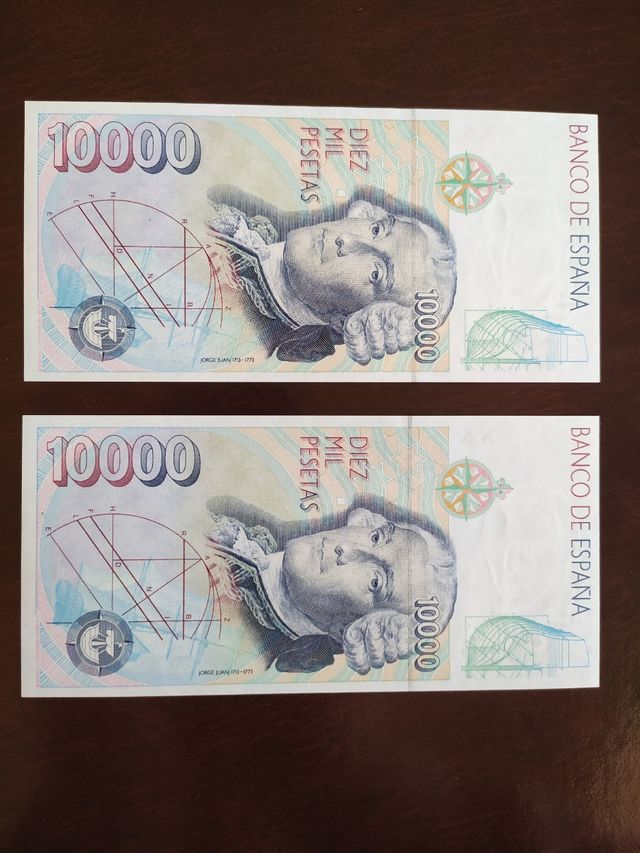 Billetes de 10000.  1992.SIN CIRCULAR.