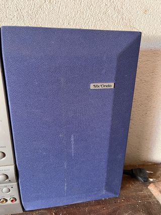 cadena sonido. pared vintage