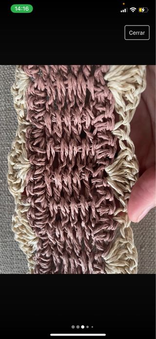 Cinturon Rafia nuevo Mango