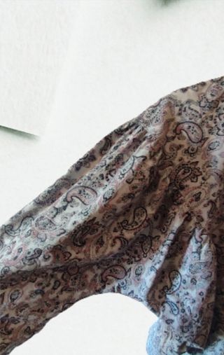 Blusa  “vintage”estampado Cachemir "Foster 2".