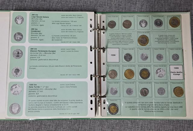 Monete Lira Repubblica Italiana 