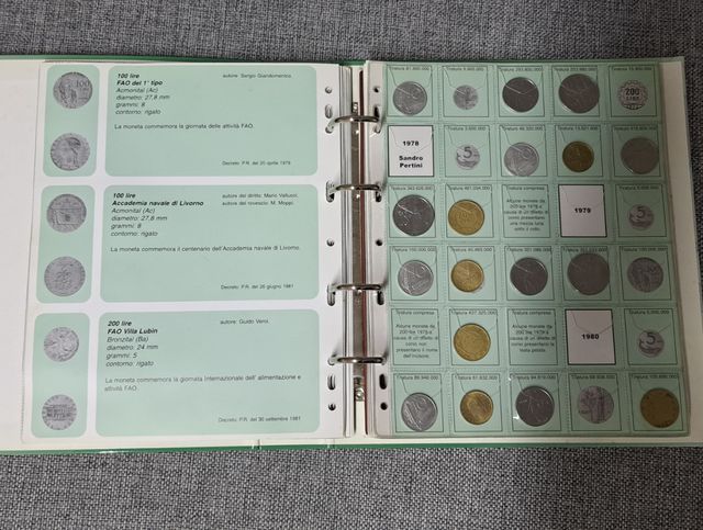 Monete Lira Repubblica Italiana 