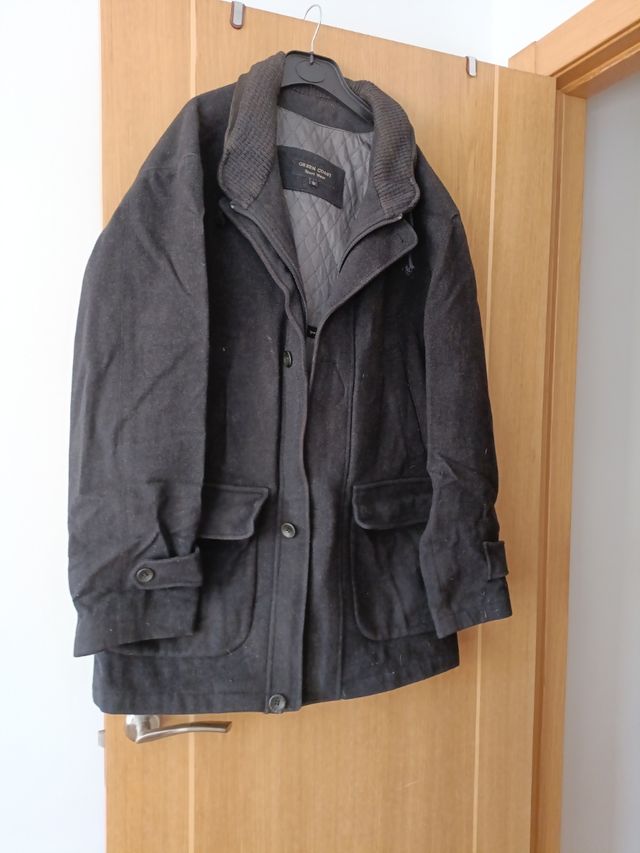Abrigo de paño de hombre