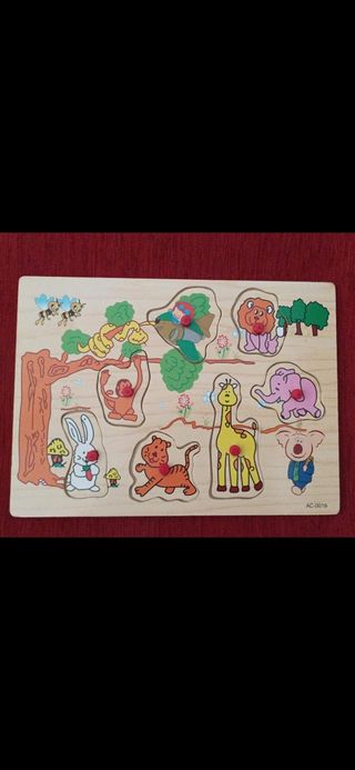 Puzzle de madera para niño