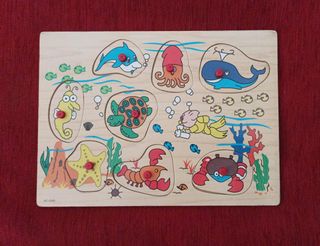 Puzzle de madera para niño