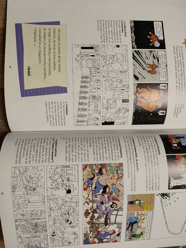 El taller del còmic amb Hergé