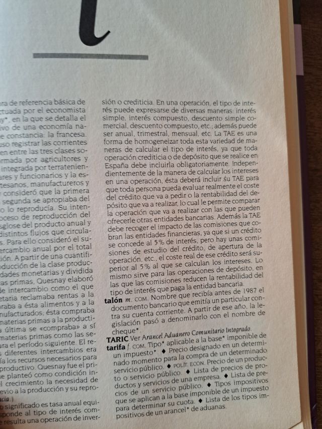 Diccionario de economía y finanzas