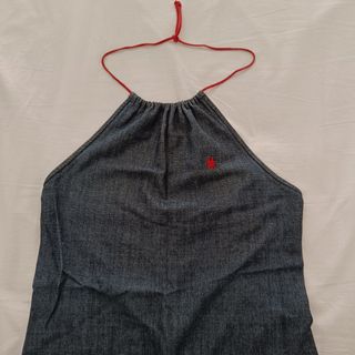 Vestido vaquero desigual