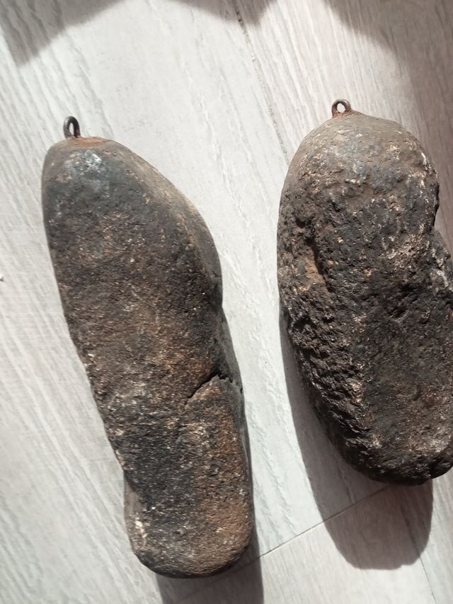 Pesas rústica de piedra reloj Morez
