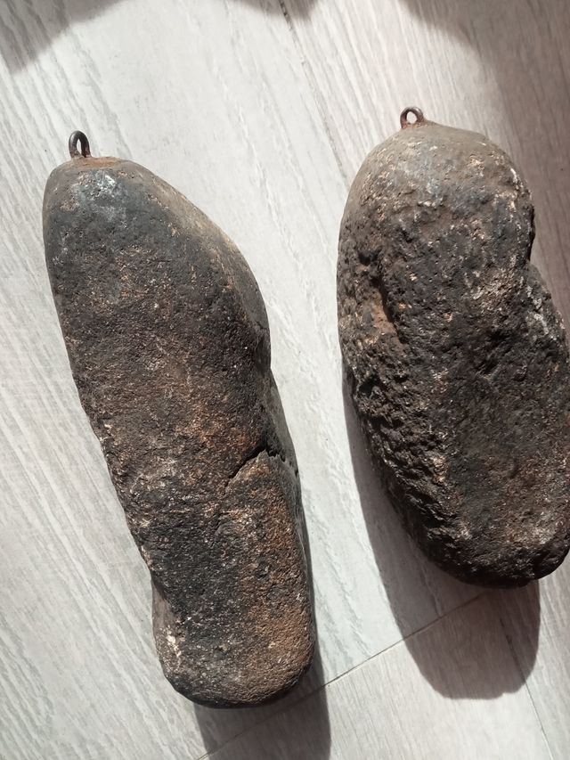 Pesas rústica de piedra reloj Morez