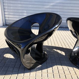 Sillon vintage fibra vidrio tipo Gurioli Italia