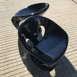 Sillon vintage fibra vidrio tipo Gurioli Italia