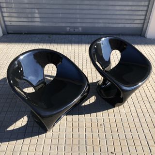 Sillon vintage fibra vidrio tipo Gurioli Italia