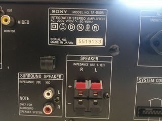 Amplificador ecualizador SONY