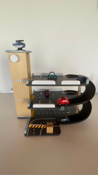 Parking Garaje infantil de madera