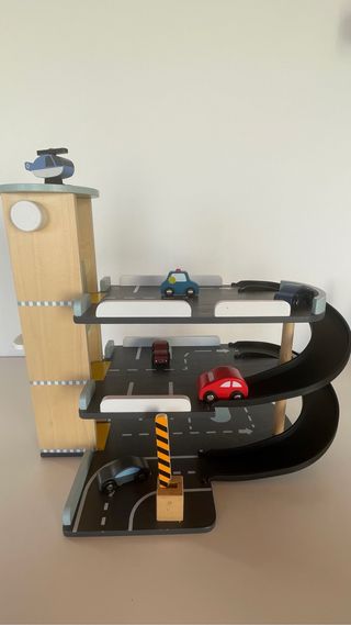 Parking Garaje infantil de madera