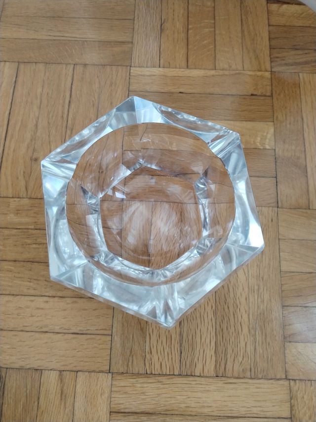 Cenicero de cristal de Val Saint Lambert