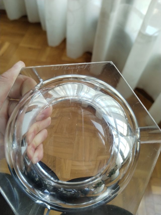 Cenicero de cristal de Val Saint Lambert