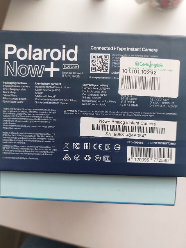 Máquina de fotos polaroid now plus gen 2